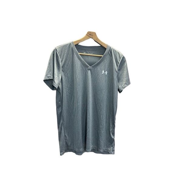 Under Armour Extra Large (XL) Grey V Neck Loose T-Shirt - Picture 1 of 4